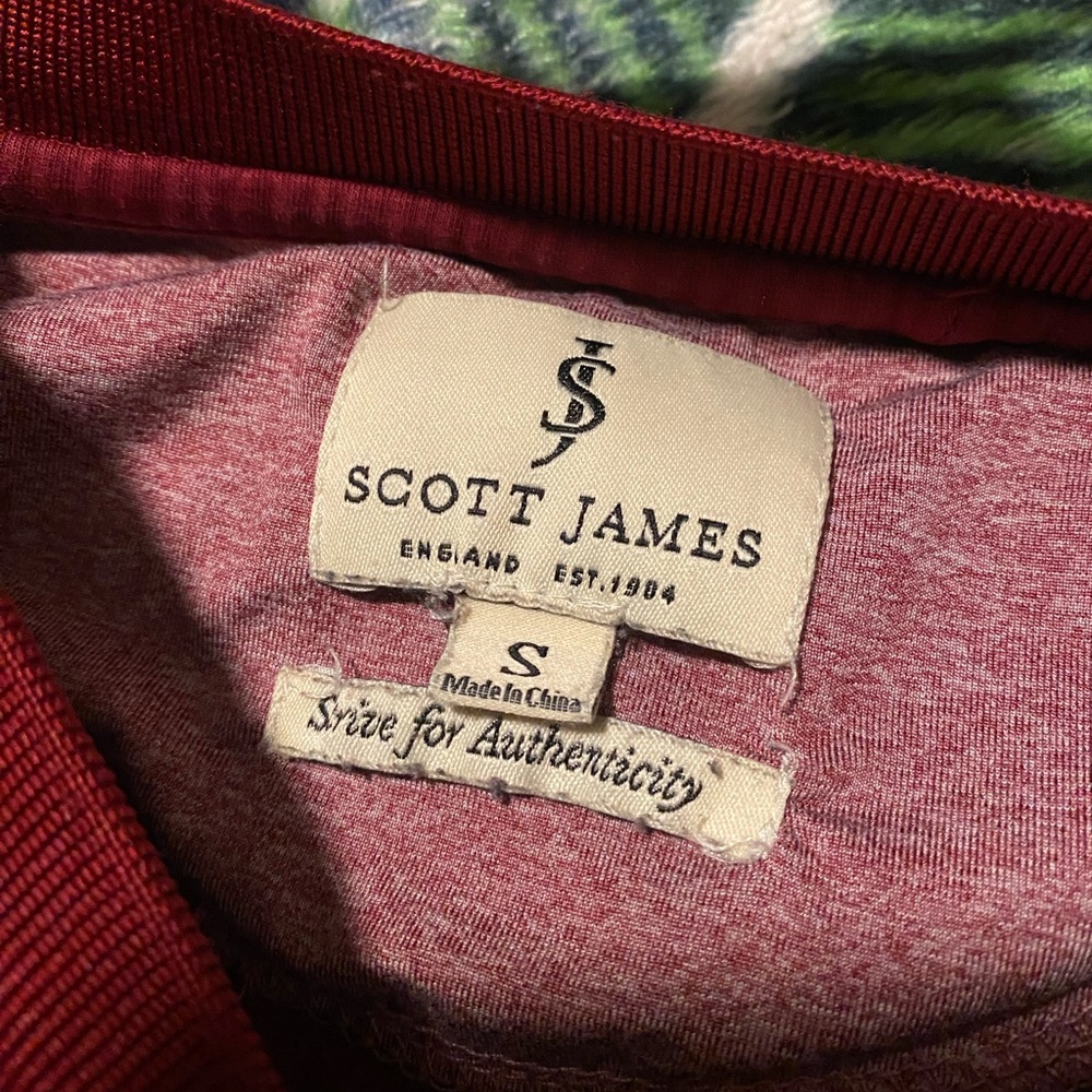 Scott James Burgundy Top